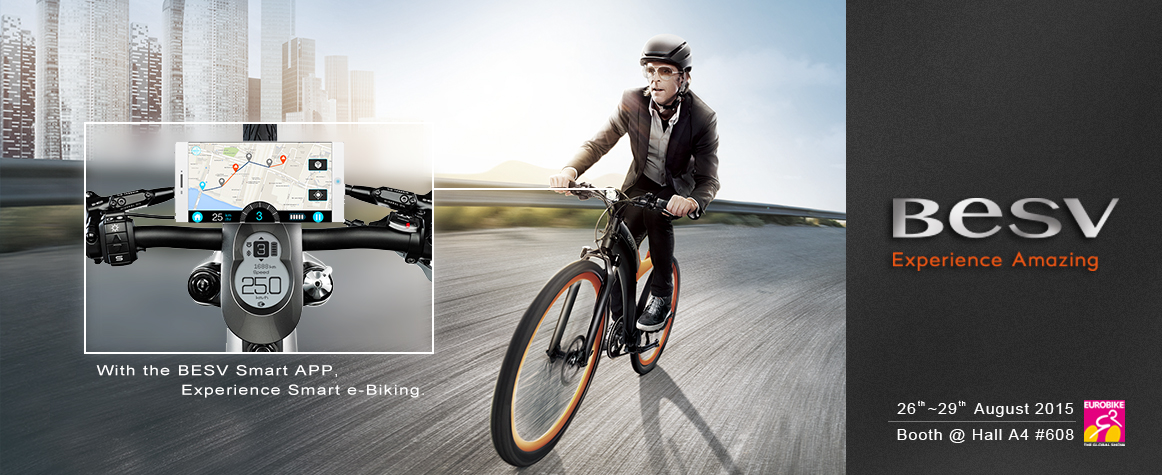 BESV News & Events | Experience BESV e-bikes and smart life at Eurobike during 8/26-8/29!
